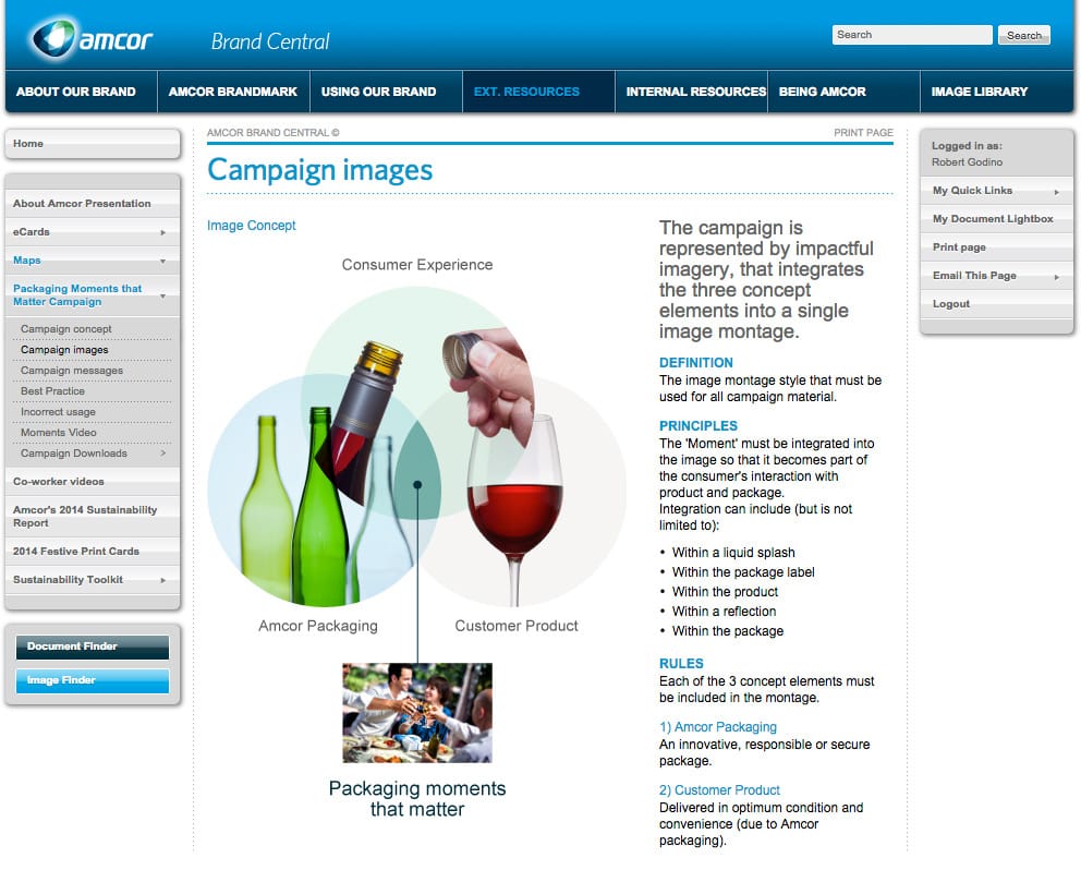 Amcor Campaign Images Page
